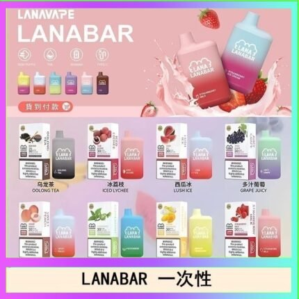 LANA BAR可充电一次性電子煙霧化5000口(3.0%)