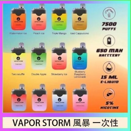 Vapor Storm風暴電子煙7500口（5%）一次性